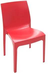 Cadeira Tramontina Alice Satinada Vermelho