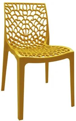 Cadeira Swinton em Polipropileno - Amarelo