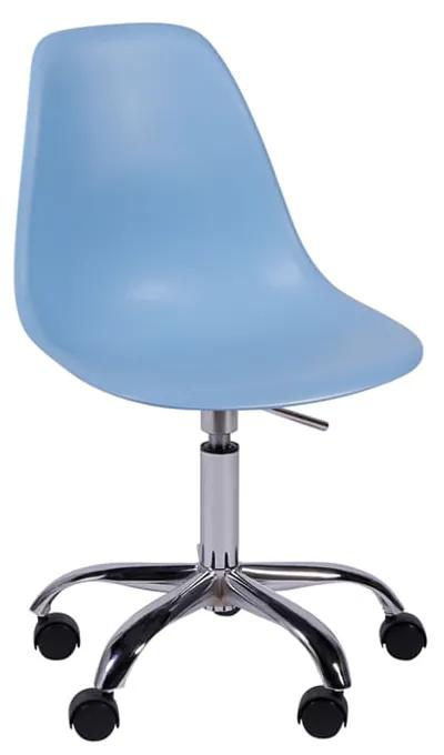 Cadeira de Escritório Eames Eiffel Giratória - Azul