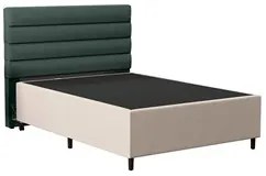 Cabeceira com Base para Cama Box Casal 138x188cm Hit ID5 Linho Verde/S