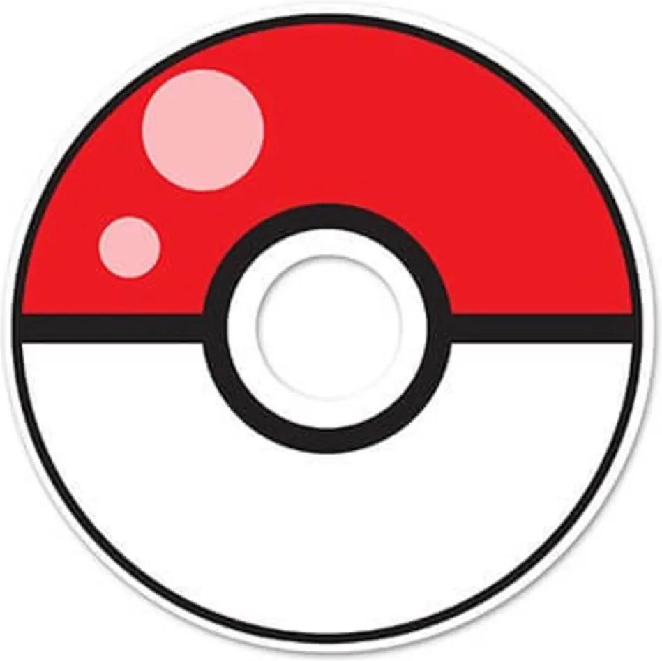 Adesivo de Olho Mágico Pokebola - Pokemon L3 Store