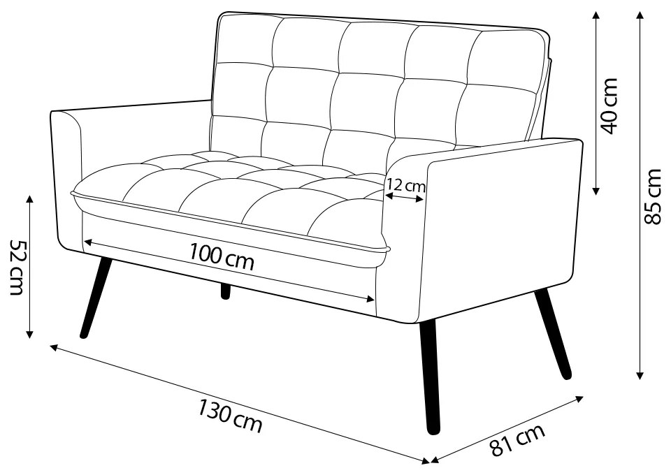 Conjunto Decorativo Sofá 2 Lugares e Poltrona Íxeres Veludo Azul Marinho G45 - Gran Belo