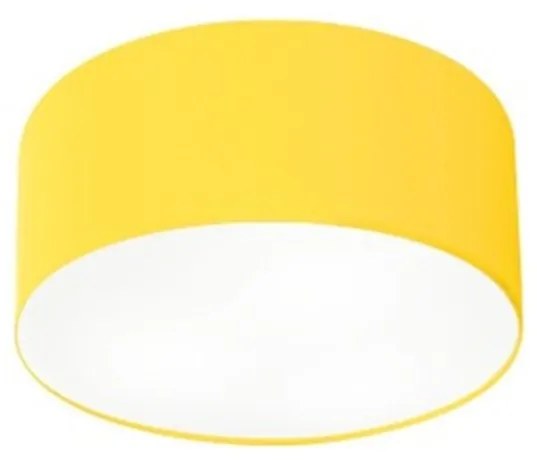 Plafon Para Quarto Cilíndrico SQ-3010 Cúpula Cor Amarelo