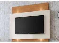 Painel Home Suspenso para TV com LED TB120L Off White/Freijó - Dalla C