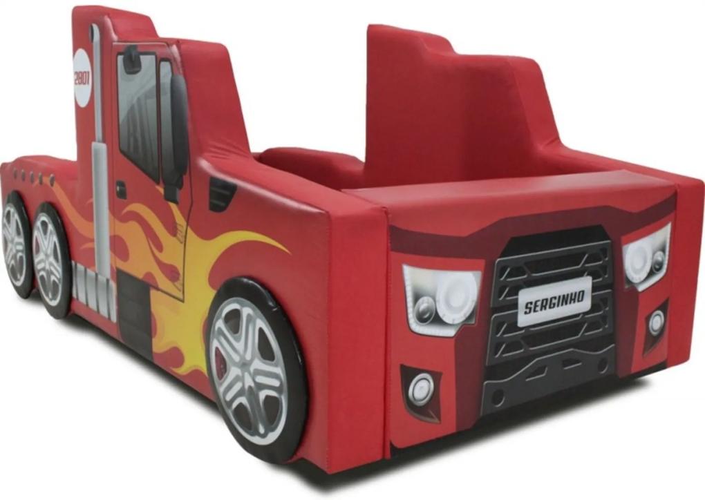 Cama Infantil Hot Truck Cama Carro do Brasil Vermelho