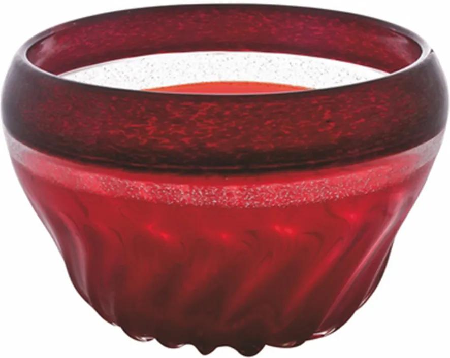 Vaso em Murano Vermelho Brilhante - 26x40x26cm