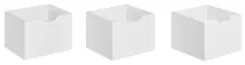 Gavetas para Nicho Organizador Kit 3 Q01 Branco - Mpozenato