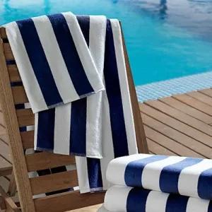Toalha Para Praia e Piscina Teka Ibiza Azul Escuro 86cm x 160cm