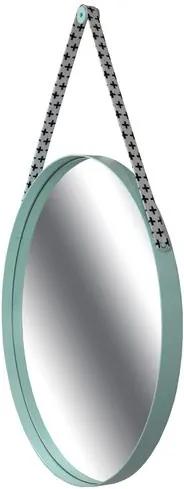 Espelho Budis Moldura cor Menta com Alca Estampa Mais 60 cm (LARG) - 46270 Sun House