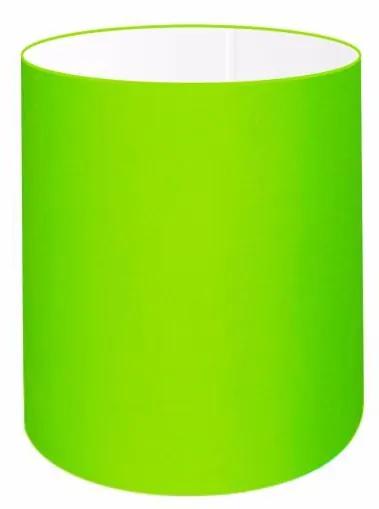 Cúpula em Tecido Cilindrica Abajur Luminária Cp-2009 13x15cm Verde Limão