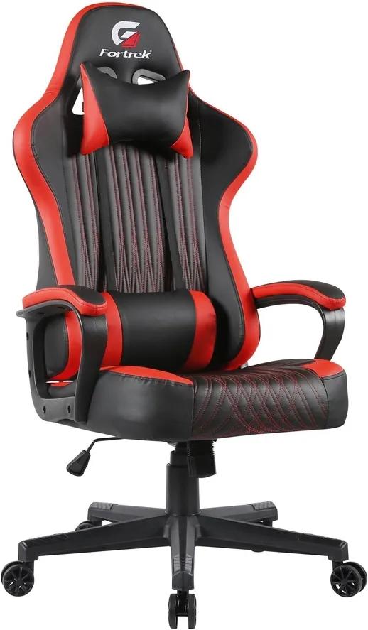 Cadeira Gamer Vickers Preta/vermelha Fortrek