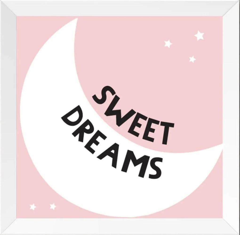 Quadro Sweet Dreams Baby Chocolate Rosa