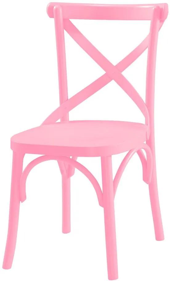 Cadeiras para Cozinha x 87 cm 901 Rosa Cristal - Maxima