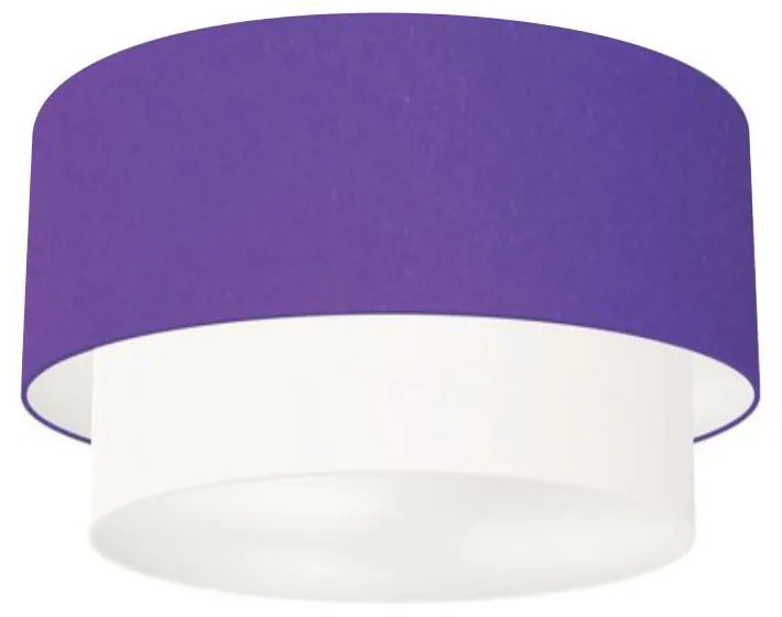 Plafon Para Corredor Cilíndrico SC-3045 Cúpula Cor Roxo Branco