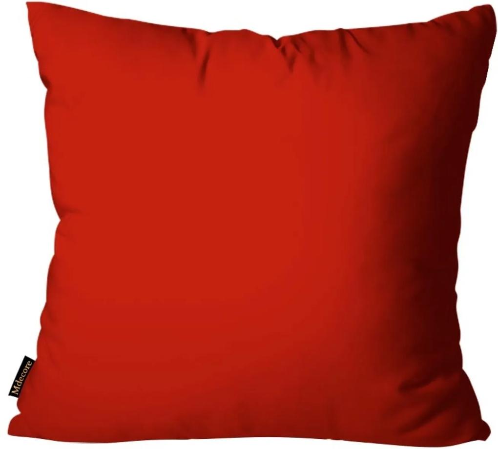 Capa para Almofada Premium Cetim Mdecore Lisa Vermelha 45x45cm