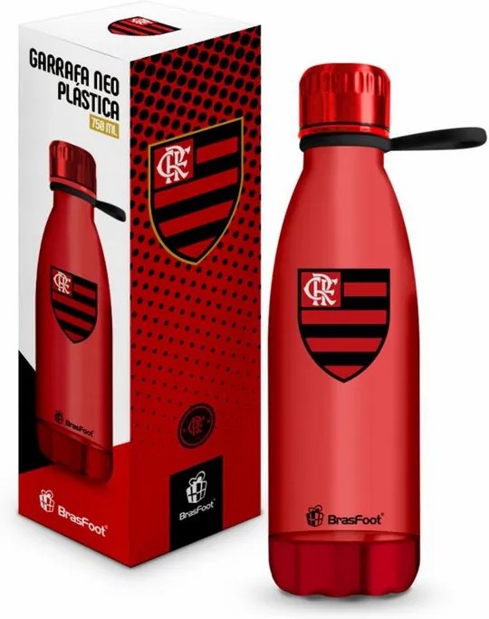 Garrafa Plástica Neo - Flamengo - Brasfoot