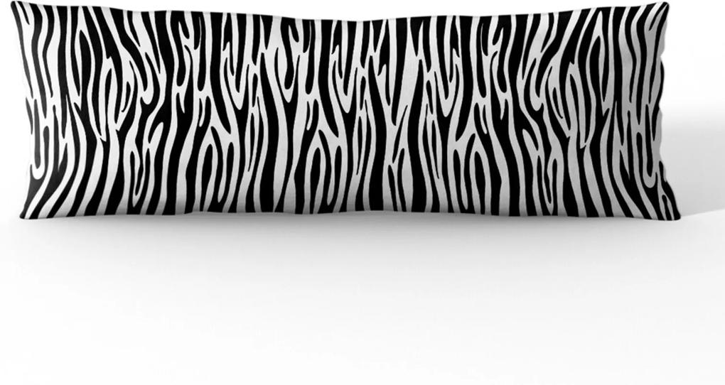 Almofada Gigante Mdecore 130x46cm Animal Print Zebra