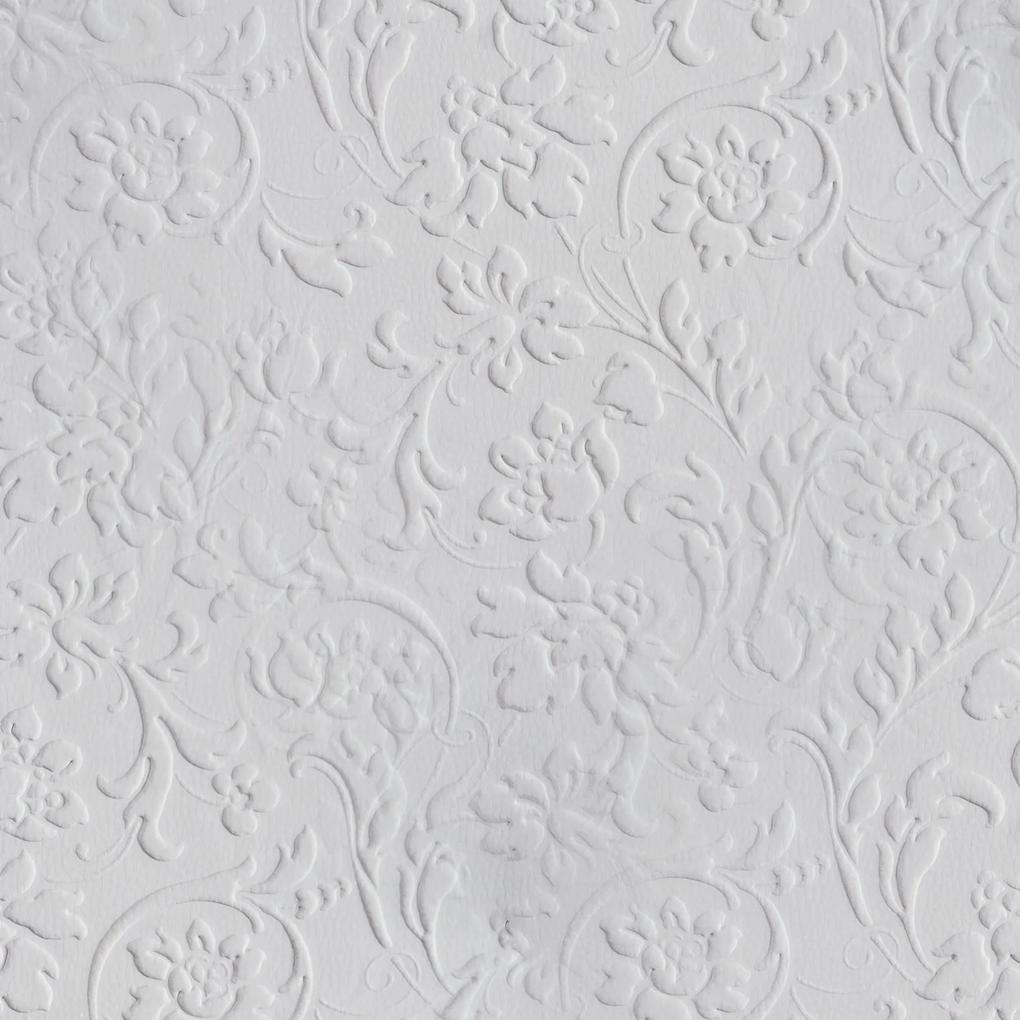 Papel de parede adesivo floral cinza