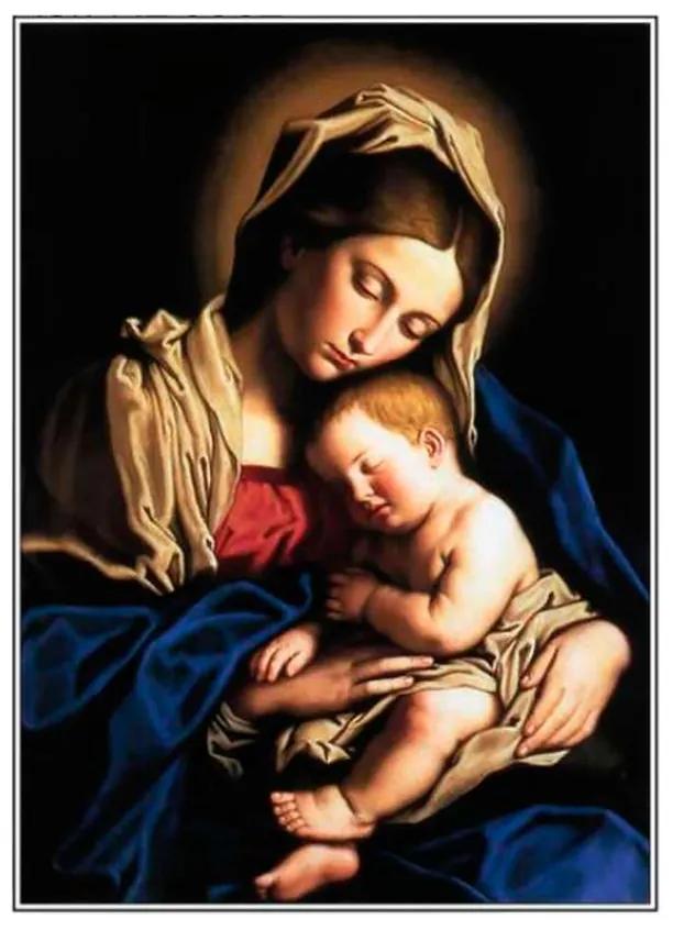 Quadro Decorativo Maria Mãe de Jesus - KF 48126 40x60 (Moldura 520)