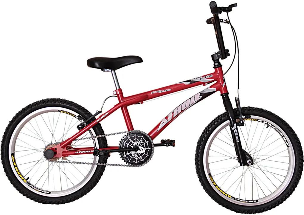 Bicicleta Aro 20 Free Style Vermelha Athor Bikes