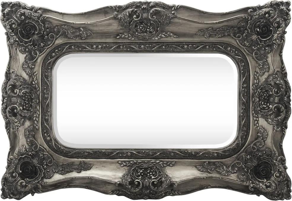 Espelho com Moldura Decorativa Chevalier Prata