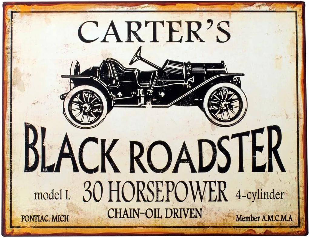 Placa Decorativa Black Roadster