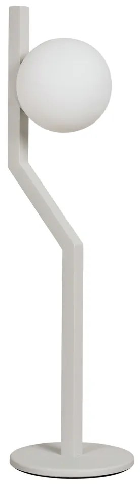Abajur Zig Ø17X56Cm 1Xg9 / Globo Ø12Cm | Usina 16835/1 (FN-F - Fendi Fosco, AMBAR)