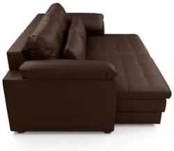 Sofá Retrátil 2 Lugares Para Sala 175cm Dijon Couro Caramelo S07 - Mpo