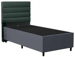 Cabeceira com Base para Cama Box Solteiro 88x188cm Hit ID5 Linho Verde