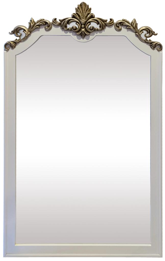 Espelho Robuste Lavanda - Branco - Com Filete Quartzo  Kleiner