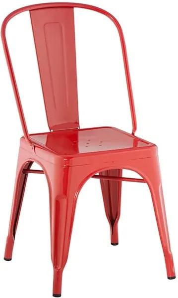 Cadeira Iron sem Braço Vermelha