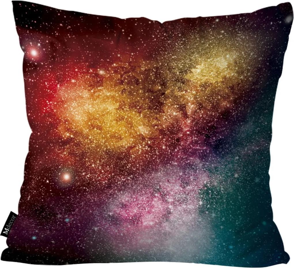 Capa para Almofadas Mdecore Galaxia 45X45Cm Multicolorido