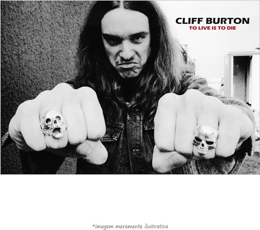 Poster Cliff Burton (20x30cm, Apenas Impressão)