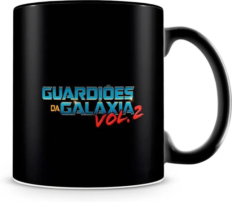 Caneca Personalizada Guardiões da Galáxia Awesome Mix (100% Preta)