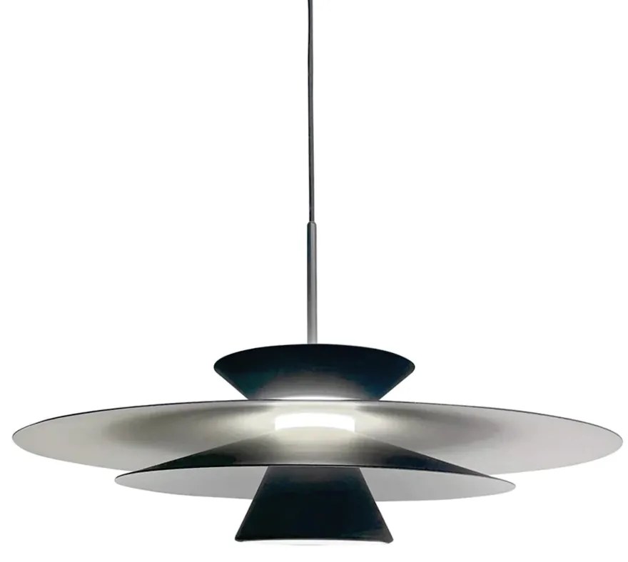 Pendente Tule Led Ø50X30Cm 26,5W Bivolt - Usina 19800/50 (FN-F - Fendi Fosco, 3000k)