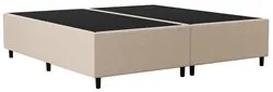 Base Cama Box Casal Queen 158cm Bipartido Hit I02 Suede Bege - Mpozena