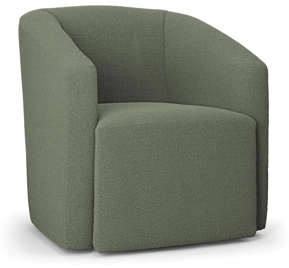 Poltrona Decorativa Orgânica Stella Max Bouclê D03 - D'Rossi - Menta