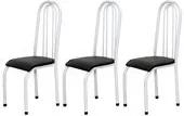 Cadeira Assento Anatomico 3 Peças 00123 Branco Preto Archeli