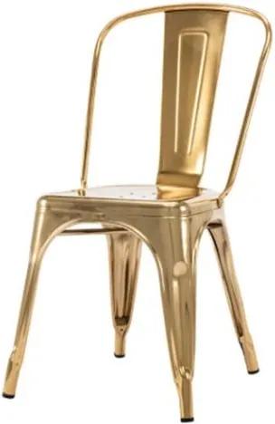 Cadeira Iron Espelhada Dourado - 50077 Sun House