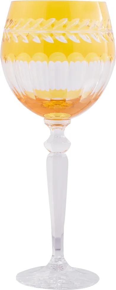 Taça de Cristal Lodz para Vinho de 350 ml - Âmbar Atenas