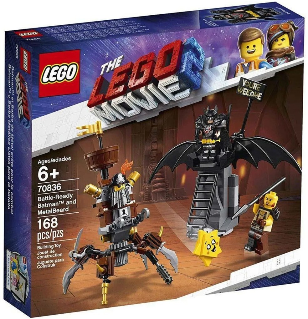 Lego Batman e Barba de Ferro Prontos para Combate - Lego