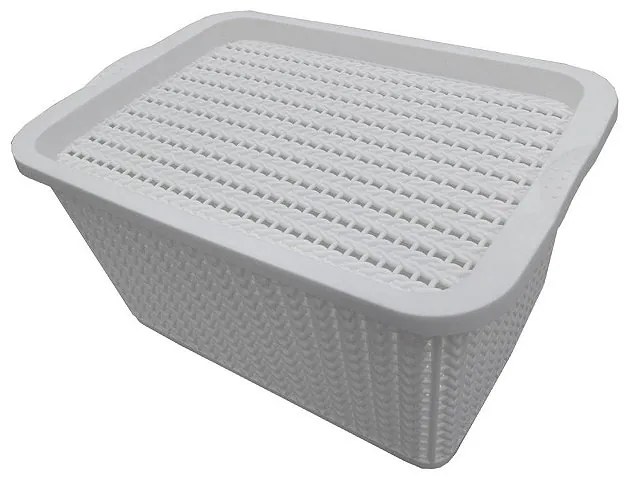 Cesto Organizador Com Tampa 7L