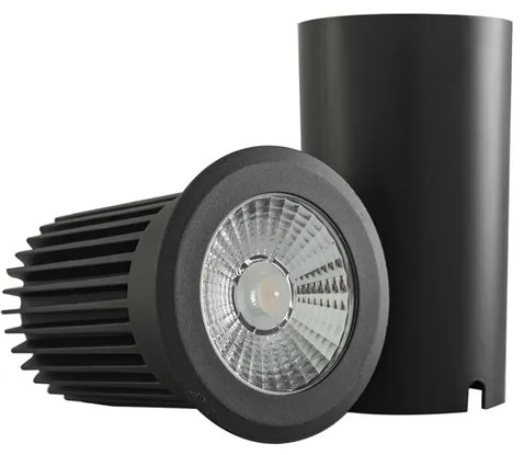 Embutido De Solo Led Preto 18w Redondo Ip67 3000k Focco