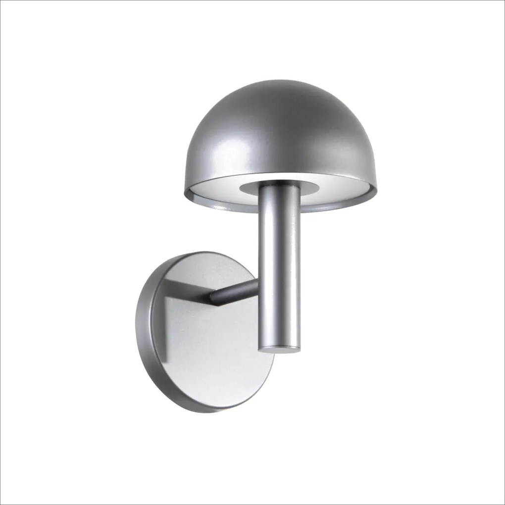 Arandela Mushroom 21X14X16Cm 03Xg9 Metal Alumínio - Old Artisan Ar-587... (CAFÉ)