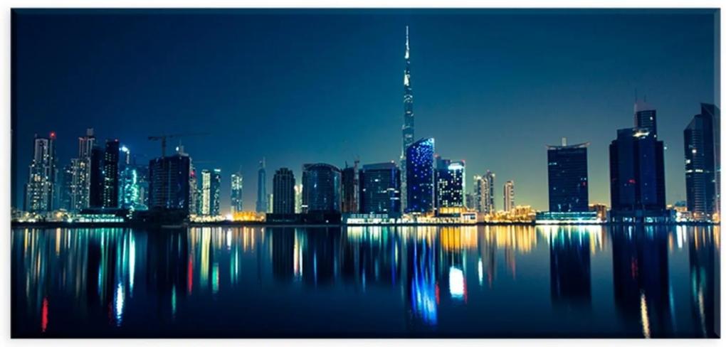 Tela Decorativa Slim Noite em Dubai Unico Love Decor