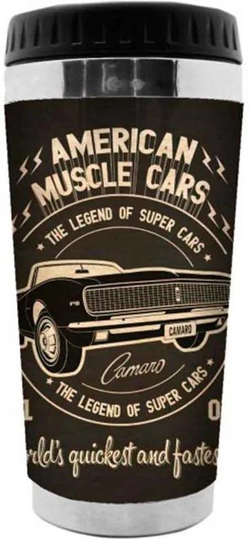 Copo Térmico American Muscle Car Chevrolet Retrô