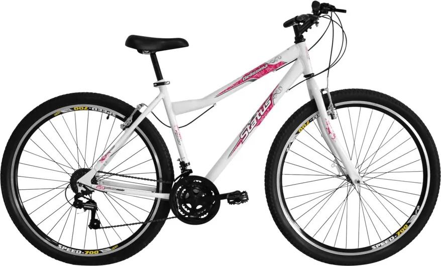 Bicicleta Status Bike Aro 29 21v Shimano Status Belissima (V-Brake) - Branca