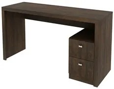 Mesa Para Computador Escrivaninha 2 Gavetas ME4130 Rústico - Tecno Mob