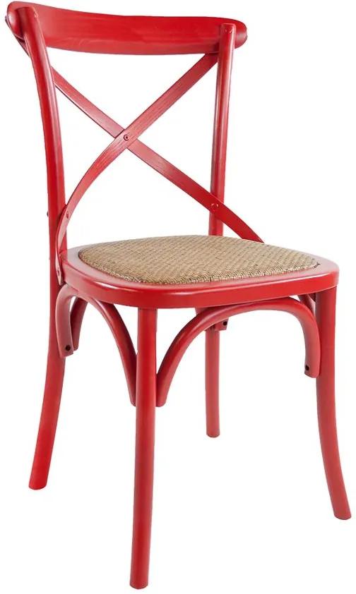 Cadeira de Jantar X Espanha com Rattan - Wood Prime TT 33254