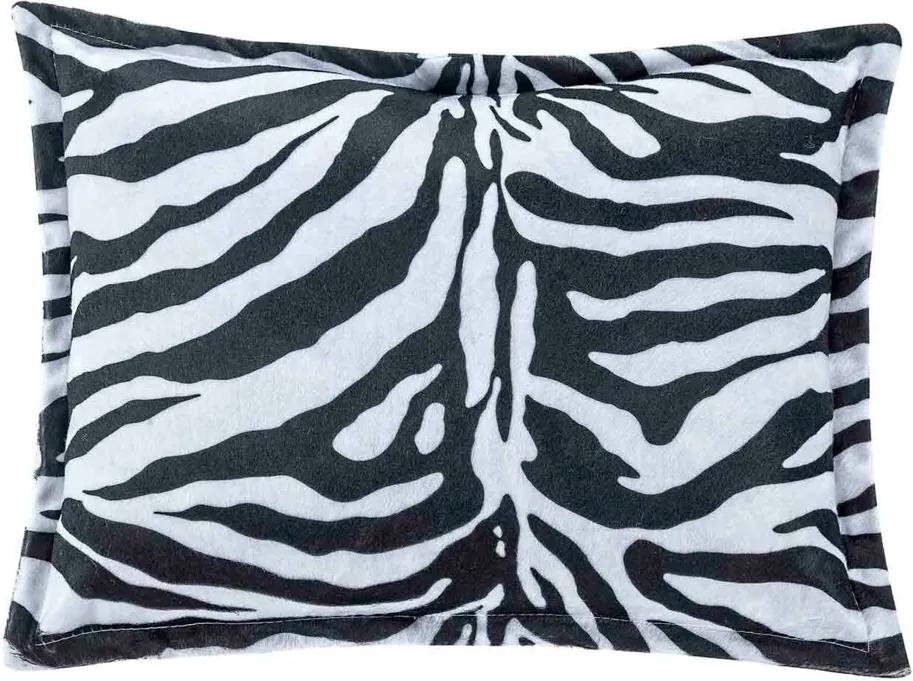 Almofada DOURADOS ENXOVAIS Retangular Safari Zebra Preto